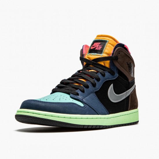 Donna/Uomo Air Jordan 1 Retro High Tokyo Bio Hack Baroque 555088-201 Scarpe Da Ginnastica