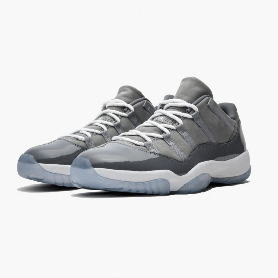 Uomo Air Jordan 11 Low Cool Grey 528895-003 Scarpe Da Ginnastica