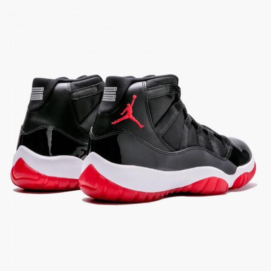 Uomo Air Jordan 11 Retro Bred 378037-010 Scarpe Da Ginnastica