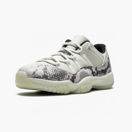 Donna/Uomo Air Jordan 11 Retro Low Snake Light Bone CD6846-002 Scarpe Da Ginnastica