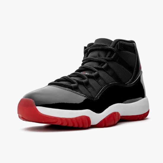 Uomo Air Jordan 11 Retro Bred 2019 378037-061 Scarpe Da Ginnastica