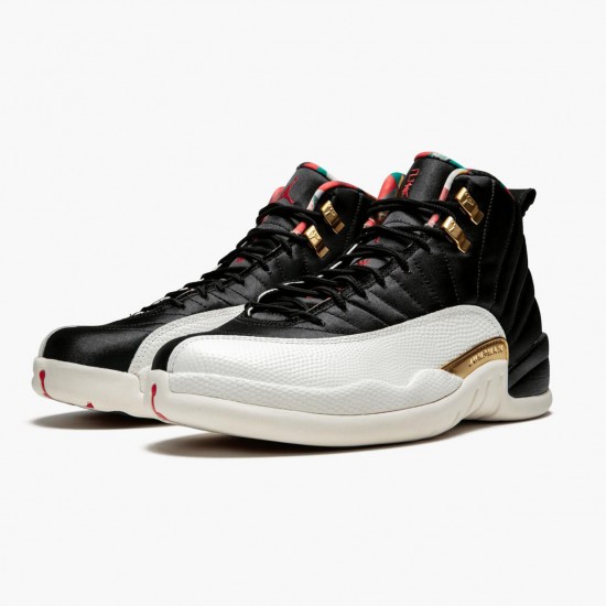 Uomo Air Jordan 12 Retro 2019 CNY Chinese New Year CI2977-006 Scarpe Da Ginnastica