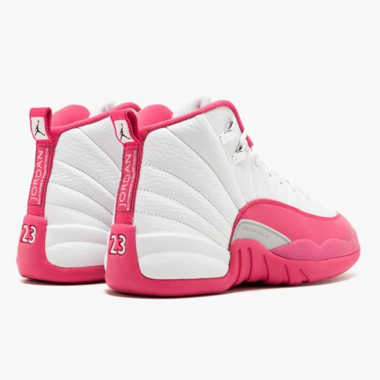 Donna Air Jordan 12 Retro Dynamic Pink 510815-109 Scarpe Da Ginnastica