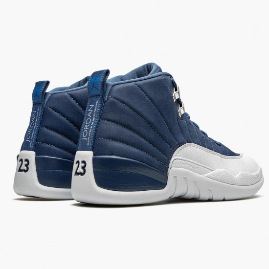 Uomo Air Jordan 12 Retro Indigo 130690-404 Scarpe Da Ginnastica