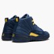 Uomo Air Jordan 12 Retro Michigan BQ3180-407 Scarpe Da Ginnastica