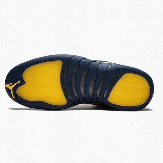 Uomo Air Jordan 12 Retro Michigan BQ3180-407 Scarpe Da Ginnastica