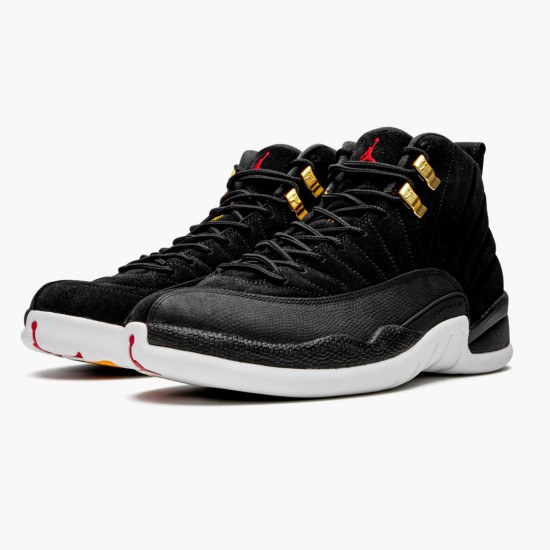 Uomo Air Jordan 12 Retro Reverse Taxi 130690-017 Scarpe Da Ginnastica