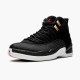 Uomo Air Jordan 12 Retro Reverse Taxi 130690-017 Scarpe Da Ginnastica