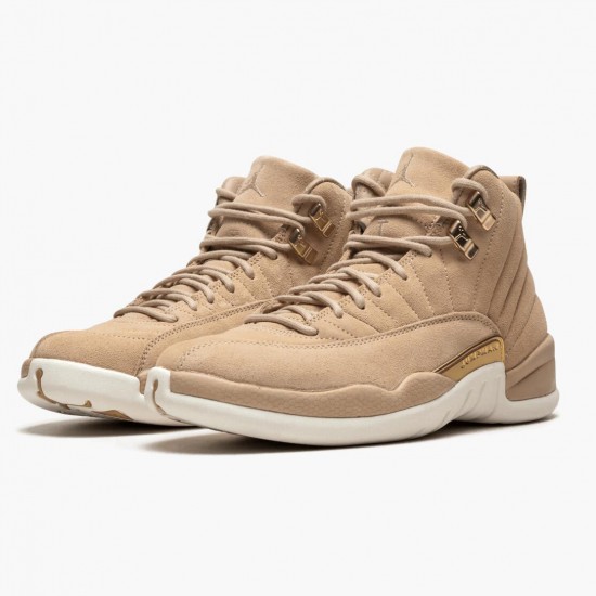 Donna Air Jordan 12 Retro Vachetta Tan AO6068-203 Scarpe Da Ginnastica