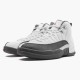 Uomo Air Jordan 12 Retro White Dark Grey 130690-160 Scarpe Da Ginnastica