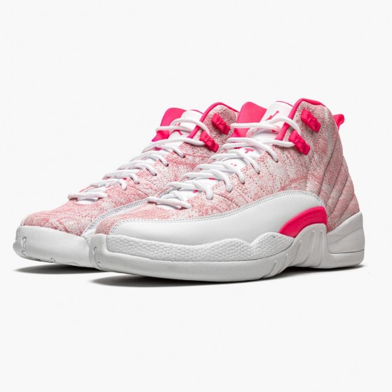 Donna Air Jordan 12 Retro GS Arctic Pink 510815-101 Scarpe Da Ginnastica