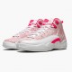 Donna Air Jordan 12 Retro GS Arctic Pink 510815-101 Scarpe Da Ginnastica