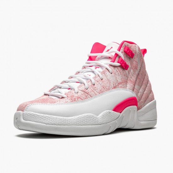 Donna Air Jordan 12 Retro GS Arctic Pink 510815-101 Scarpe Da Ginnastica