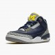 Uomo Air Jordan 3 Retro Michigan AJ3-820064 Scarpe Da Ginnastica