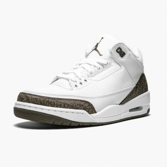 Donna/Uomo Air Jordan 3 Retro Mocha 136064-122 Scarpe Da Ginnastica