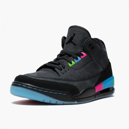 Donna/Uomo Air Jordan 3 Retro Quai54 AT9195-001 Scarpe Da Ginnastica