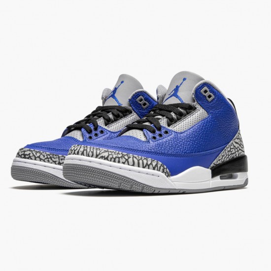 Donna/Uomo Air Jordan 3 Retro Varsity Royal CeUomot CT8532-400 Scarpe Da Ginnastica