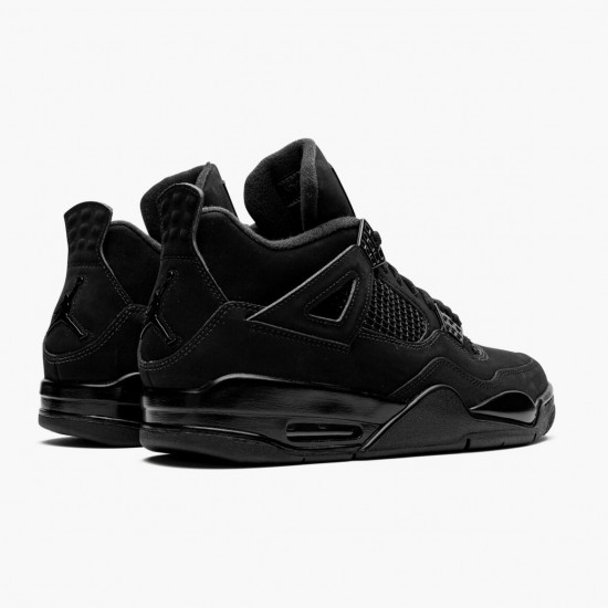 Donna/Uomo Air Jordan 4 Retro Black Cat CU1110-010 Scarpe Da Ginnastica