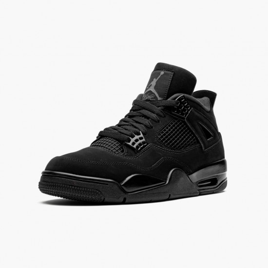 Donna/Uomo Air Jordan 4 Retro Black Cat CU1110-010 Scarpe Da Ginnastica