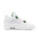 Donna/Uomo Air Jordan 4 Retro Metallic Green CT8527-113 Scarpe Da Ginnastica