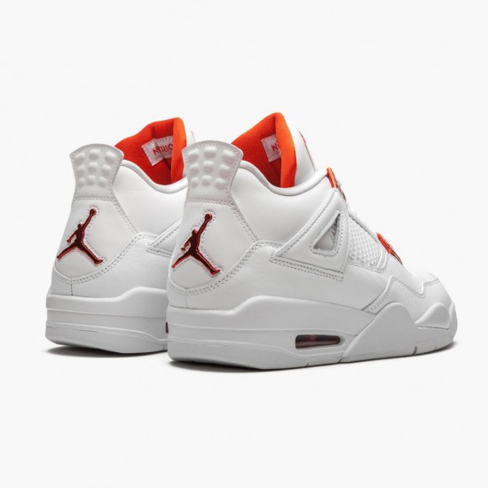 Donna/Uomo Air Jordan 4 Retro Metallic Orange CT8527-118 Scarpe Da Ginnastica