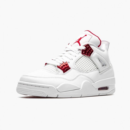 Donna/Uomo Air Jordan 4 Retro Metallic Red CT8527-112 Scarpe Da Ginnastica