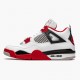 Uomo Air Jordan 4 Retro OG Fire Red 2020 DC7770-160 Scarpe Da Ginnastica