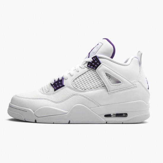 Donna/Uomo Air Jordan 4 Retro Purple CT8527-115 Scarpe Da Ginnastica