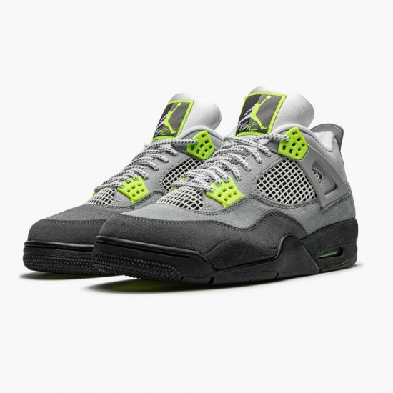 Uomo Air Jordan 4 Retro SE 95 Neon CT5342-007 Scarpe Da Ginnastica