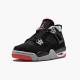 Uomo Air Jordan 4 Retro Bred 2019 Release 308497-060 Scarpe Da Ginnastica