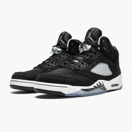 Donna/Uomo Air Jordan 5 Oreo 2021 Black White Cool Grey CT4838-011 Scarpe Da Ginnastica