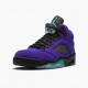 Uomo Air Jordan 5 Retro Alternate Grape 136027-500 Scarpe Da Ginnastica