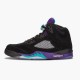 Donna/Uomo Air Jordan 5 Retro Black Grape 136027-007 Scarpe Da Ginnastica