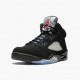 Donna/Uomo Air Jordan 5 Retro Black 845035-003 Scarpe Da Ginnastica