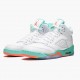 Donna/Uomo Air Jordan 5 Retro Light Aqua 440892-100 Scarpe Da Ginnastica