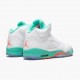 Donna/Uomo Air Jordan 5 Retro Light Aqua 440892-100 Scarpe Da Ginnastica