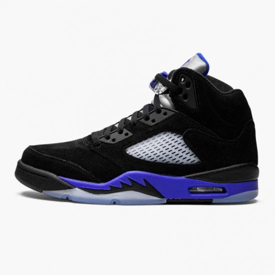 Donna/Uomo Air Jordan 5 Retro Racer Blue With Black Blue CT4838-004 Scarpe Da Ginnastica