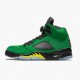 Donna/Uomo Air Jordan 5 Retro SE Oregon Green Yellow CK6631-307 Scarpe Da Ginnastica