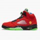 Uomo Air Jordan 5 Retro What The CZ5725-700 Scarpe Da Ginnastica