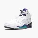 Uomo Air Jordan 5 Retro Grape 136027-108 Scarpe Da Ginnastica