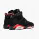 Uomo Air Jordan 6 Retro Black Infrared 384664-060 Scarpe Da Ginnastica