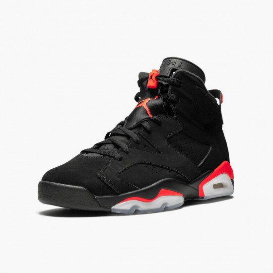 Uomo Air Jordan 6 Retro Black Infrared 384664-060 Scarpe Da Ginnastica