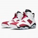 Donna/Uomo Air Jordan 6 Retro Carmine 384664-160 Scarpe Da Ginnastica