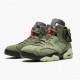 Donna/Uomo Travis Scott x Air Jordan 6 Retro Olive CN1084-200 Scarpe Da Ginnastica