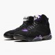 Uomo Air Jordan 7 Retro Ray Allen Black Fierce Purpler Dark Stee 304775-053 Scarpe Da Ginnastica