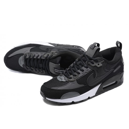 Nike Air Max 90 Futura Uomo Nero Bianco DM9922-003 Scarpe Da Ginnastica