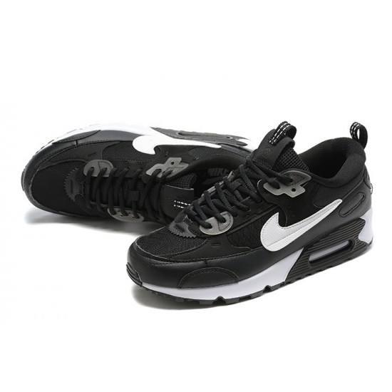 Nike Air Max 90 Futura Uomo Nero Bianco Scarpe Da Ginnastica