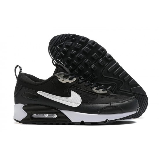 Nike Air Max 90 Futura Uomo Nero Bianco Scarpe Da Ginnastica