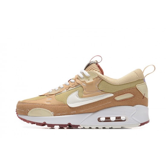 Nike Air Max 90 Futura Uomo Marrone Bianco Scarpe Da Ginnastica