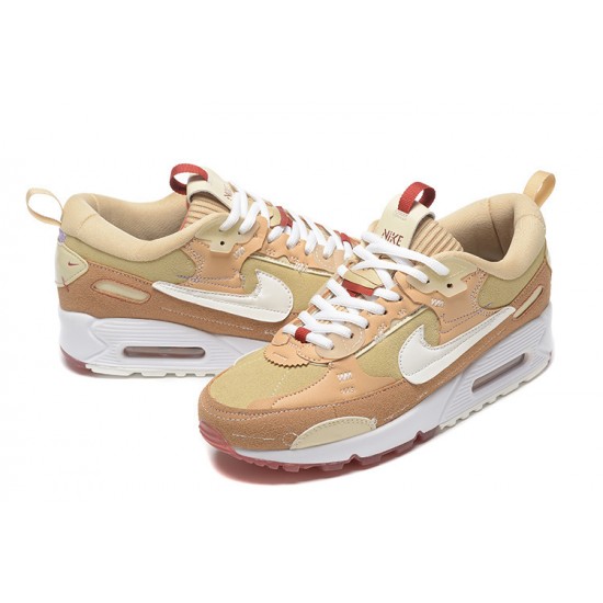 Nike Air Max 90 Futura Uomo Marrone Bianco Scarpe Da Ginnastica